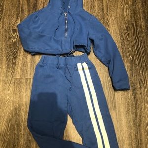 Danielle Guizio Cropped Tracksuit